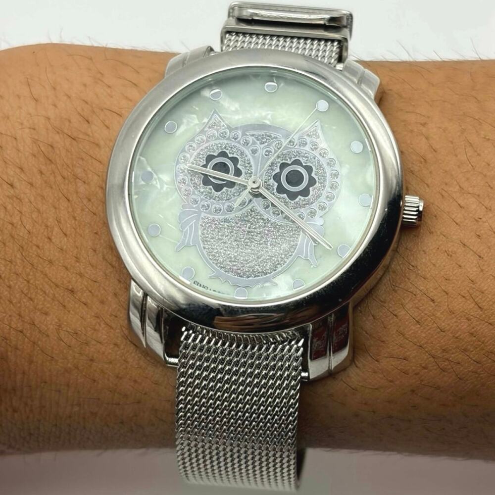 Silver Owl Watch